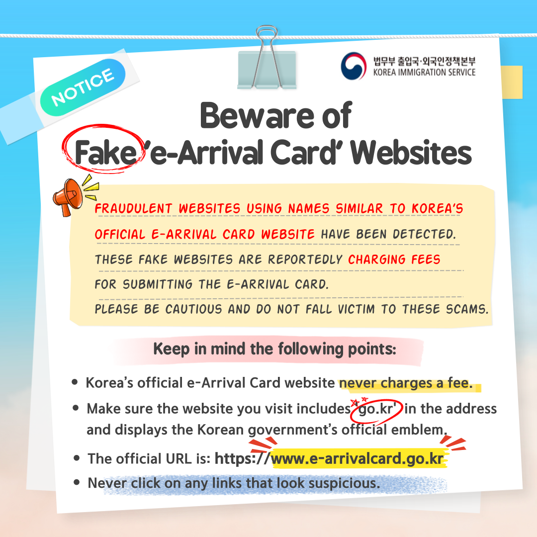Cảnh báo website giả mạo e-Arrival Card: cách nhận biết trang chính thức