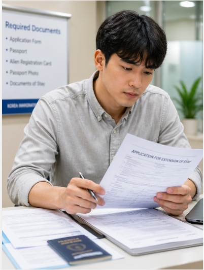 Hệ thống kiểm tra nợ thuế trước khi gia hạn visa Hàn Quốc